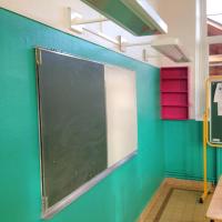 salle de classe peinte